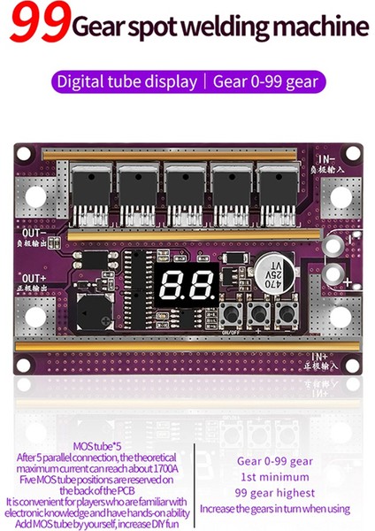 K99 Nokta Kaynakçı Dıy Kiti 99 Vites Gücü Ayarlanabilir (Yurt Dışından) fiyatları