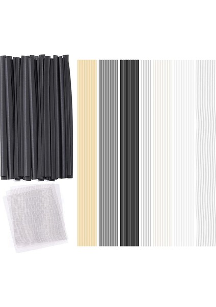 75 Parça Plastik Kaynak Teli, Takviyeli Paslanmaz Çelik Hasır Kiti 7 Tip Plastik Kaynak Teli (Yurt Dışından)