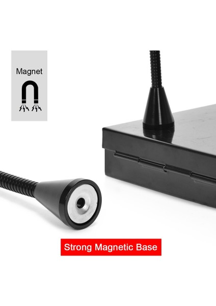 Newacalox Lehimleme Üçüncü El Aracı Güçlü Manyetik Taban ile 2 Adet Esnek Kollar Lehimleme Istasyonu Tutucu 10 Adet Timsah Klip (Yurt Dışından) indirimleri