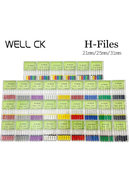 Diş Araçları Kök Kanal Endo H Dosya 21MM 25MM 31MM Paslanmaz Çelik Endodontik Aletler Diş Hekimi Diş Hekimliği Odontologia (Yurt Dışından) fiyatları