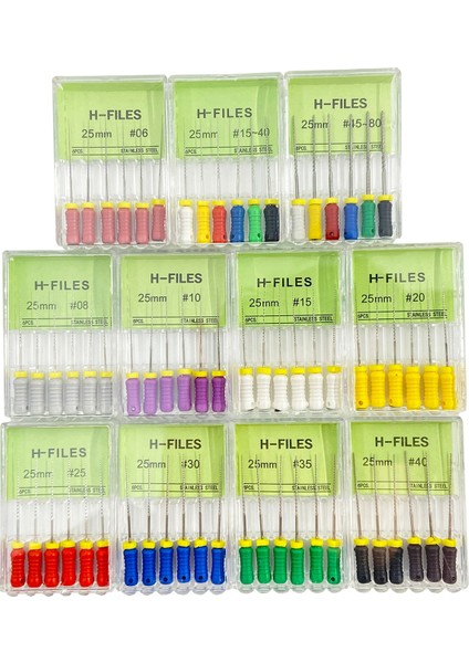 Diş Araçları Kök Kanal Endo H Dosya 21MM 25MM 31MM Paslanmaz Çelik Endodontik Aletler Diş Hekimi Diş Hekimliği Odontologia (Yurt Dışından) indirimleri
