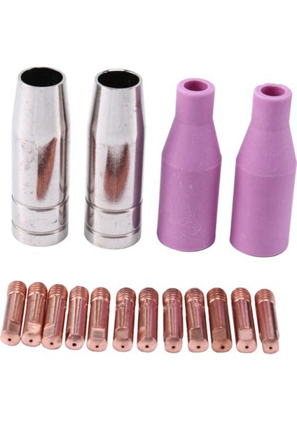 16 Adet AK15 Mig Kaynak Torç Kapağı Ucu Iletişim 1.0mm MB15 Seramik Aksesuarları Mig Nozulları (Yurt Dışından)