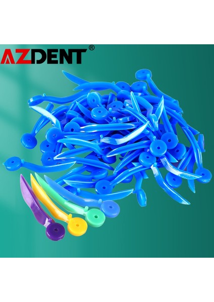 100 Adet/kutu Diş Tek Kullanımlık Kama Delikli Tüm 4 Boyutları Diş Boşluğu Toksik Olmayan Tıbbi Sınıf Plastik Diş Hekimliği Laboratuar Araçları (Yurt Dışından)