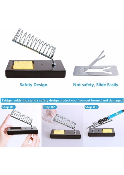 Handskıt 60W Elektrikli Havya Seti Ayarlanabilir Sıcaklık Seramik Çekirdek Isıtma Taşınabilir Ev Kaynak Lehim Tamir Araçları (Yurt Dışından) indirimleri