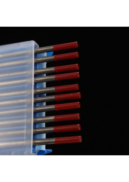 10 Adet WT20 Kırmızı Renk 1.0*150 Tungsten Elektrot Kafası Tungsten Iğne - Kırmızı (Yurt Dışından) modelleri