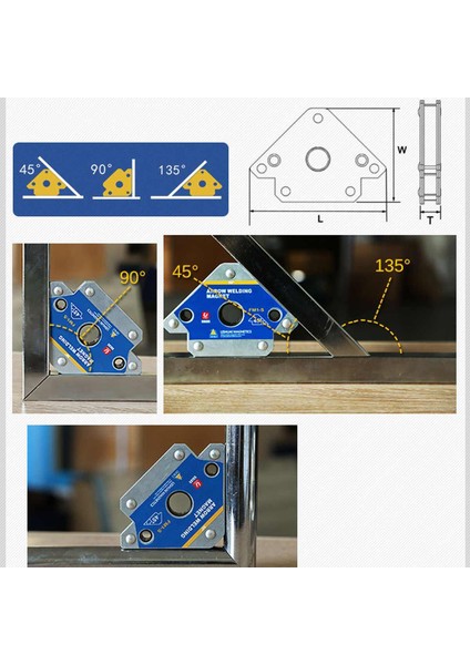 4 Adet Manyetik Kaynak Tutucular Çok Açılı Lehim Mıknatısı Kaynak Sabitleyici Pozisyoner Ferrit Tutma Yardımcı Bulucu Araçları (Yurt Dışından) fırsatları