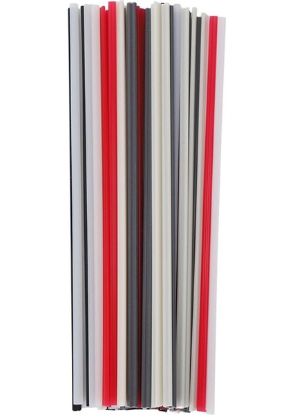 50 Adet Plastik Kaynak Çubukları - Sıcak Hava Araçları Için Pp/pvc/pe Plastik Kaynakçı Çubukları 10 Inç (Her Renk 10 Adet) (Yurt Dışından)