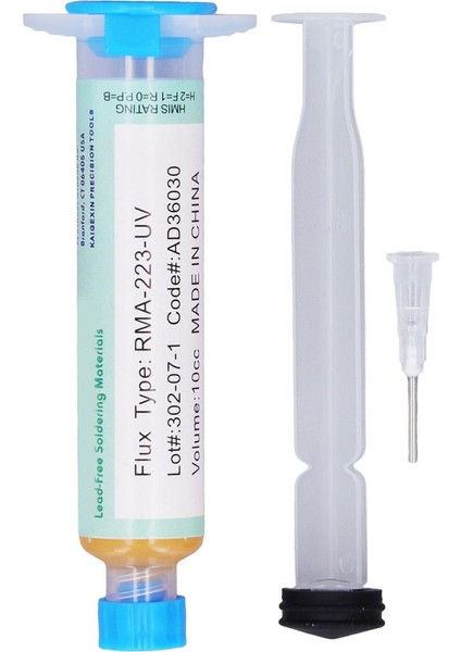 Hao Kan 2 Adet Lehim Akısı Lehimleme Paster Kolay Kalaylama Şırınga Tipi Rma 223 Uv Bga Için (Yurt Dışından)