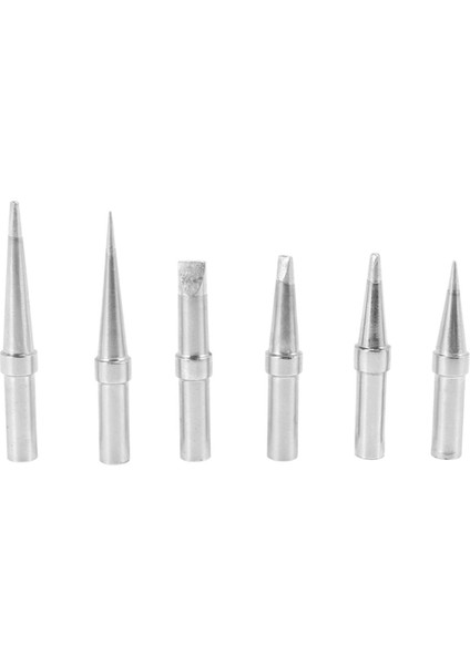 Nanlıy- Lehim Uçları 6 Adet Et Havya Yedek Ipuçları WES51/50,WESD51,PES51 / 50,WE1010NA WCC100 LR21 Et Uç Serisi (6pcs-01) (Yurt Dışından)