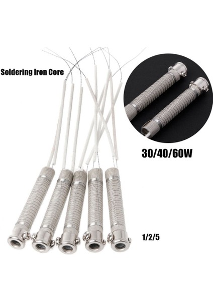 Dayanıklı 220V Havya Çekirdek Isıtma Elemanı Yedek Kaynak Aracı Harici Isı Lehimleme Metal Işleme Aracı 30W 40W 60W (Yurt Dışından) modelleri