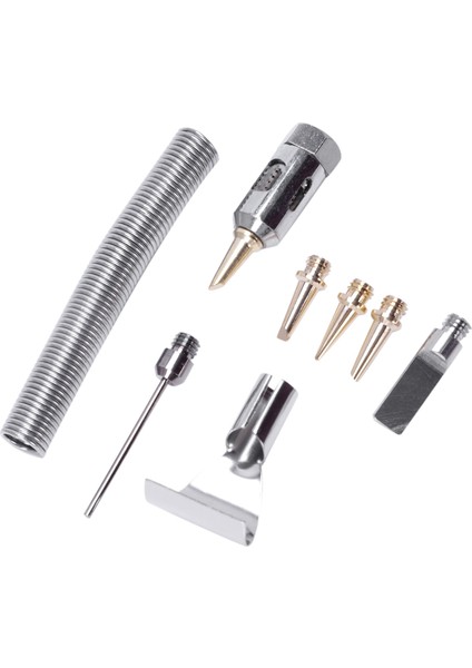 MT-100-1 x Gazlı Havya 1 x Süngerli Stand 1 x Lehim Tüpü (63/37 Kalay/kurşun,1.8% Flux,1.0mm Dia,0.5oz) 6 x Lehim Uçları 1 x Reçine 1 x Kazıyıcı-Resim Rengi (Yurt Dışından) modelleri