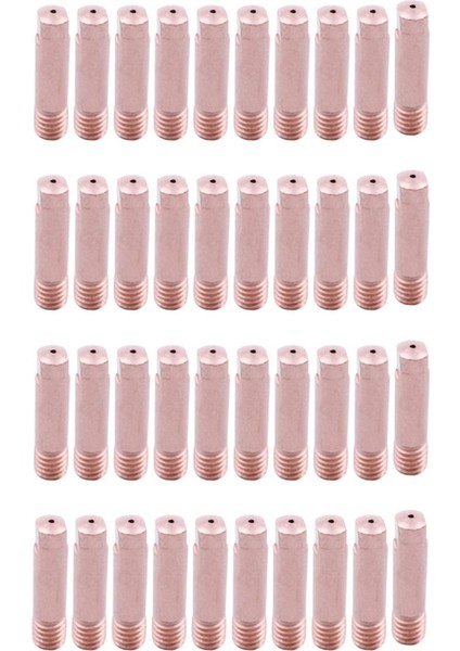 40 Adet Co2 Mig Iletişim Ipuçları 0.8X25MM MB15 15AK Mag Mig Kaynağı Için (Yurt Dışından)