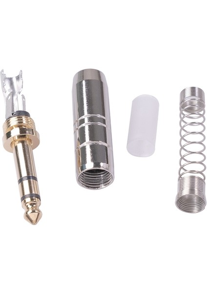 6.35MM Çift Kanallı Kaynak Fişi Dıy 6.35MM Ses Kablosu, Elektro Gitar Kablosu, 6.35MM Stereo Erkek (Yurt Dışından) fırsatları