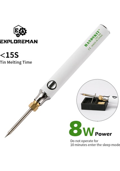 USB ile Mini Elektrikli Havya Üç Hızlı Ayarlanabilir Sıcaklık Elektrikli Havya 5V 8W Hızlı Isıtma Kaynak Aracı (Yurt Dışından) modelleri