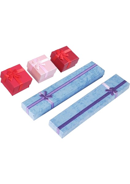 Bradoo-34 Adet Zarif Lüks Hediye Kutuları Uzun Dikdörtgen Takı Sunumu Için Kolyeler 10 Adet 22X4X2CM ve 20 Adet 4X4CM (Yurt Dışından) modelleri
