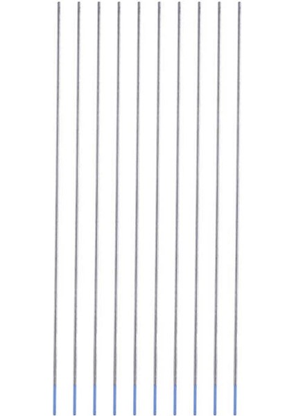 10 Adet 1.0/1.6/2.4mm Tungsten Kaynak Elektrotları Lantanlı Elektrot Mavi Ucu (Yurt Dışından)
