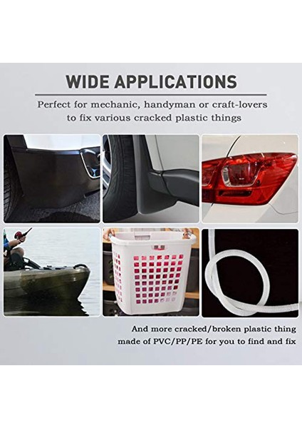 NANLIY-100 Adet Plastik Kaynak Teli Pp/pvc/ppr Araba Tamponları ve Günlük Plastik Tamir Için Plastik Kaynakçı Tamir Çubukları (Yurt Dışından) indirimleri