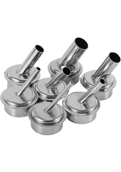 Bradoo-7 Adet 45 Derece Bükülmüş Kavisli Isı Memesi 2.5/3/4/6/7/9/12MM Hızlı 861DW Lehimleme Istasyonu Için Sıcak Hava Nozulları (Yurt Dışından) modelleri