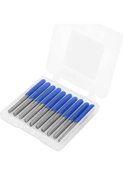 Hao Kan 10 Adet V Şekilli Oyma Kesici 3.175 Saplı 2 Flüt Çimentolu Karbür Gravür Ucu (Yurt Dışından) fırsatları