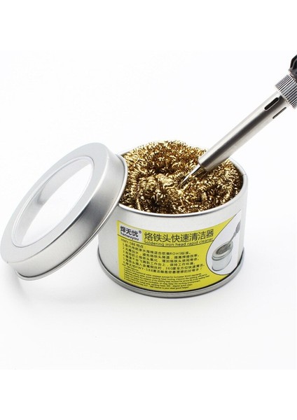 Lehim Sökme Havya Örgü Filtre Temizleme Memesi Ucu Bakır Tel Topu Temiz Topu Cüruf Kutusu Temizleme Topu (Yurt Dışından) indirimleri