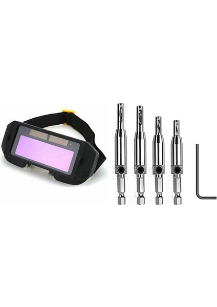 Adet Otomatik Kararan Kaynak Kask Dayanıklı ve 1 Takım Kendinden Merkezleme Menteşe Tapper Çekirdek Matkap Ucu Seti Ağaç Işleme Için (Yurt Dışından) fiyatları