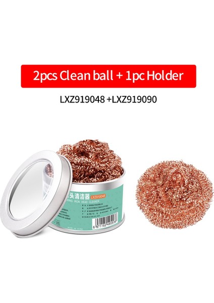 Luxıanzı Kaynak Lehimleme Havya Ucu Temizleyici Kutu Temizleme Çelik Tel Sünger Topları Kaynak Araçları Için (Yurt Dışından) fiyatları