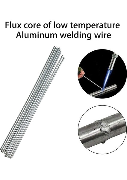 Bradoo-50 Paket Çözüm Kaynak Özlü Çubuklar Kaynak Teli 50CM Üniversal Düşük Sıcaklık Bakır Alüminyum Kaynak Özlü Tel (Yurt Dışından)