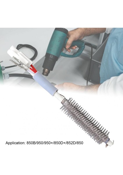 220V 700W Isıya Dayanıklı Sıcak Üfleyici Isı Elemanı Çekirdek 4 Tel Metal Işleme Sıcak Hava Üfleyici Isıtıcı 850B/950/950+/850D+/852D/850 (Yurt Dışından) fiyatları