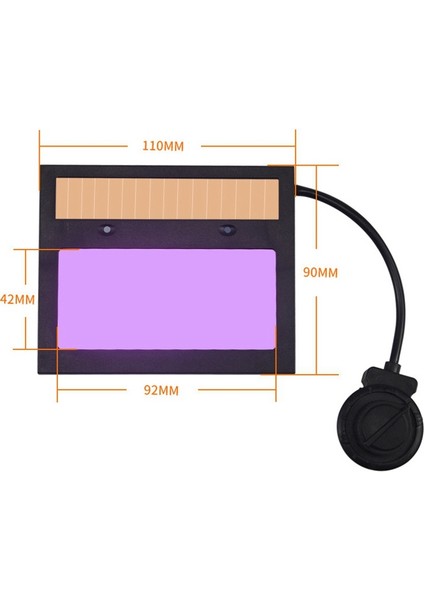 Jaerbee Güneş Otomatik Kararan Kaynak Lens Paneli Kaynak Kask Maskesi Otomatik Filtreleme Abajur Göz Gözlük (Yurt Dışından) fırsatları