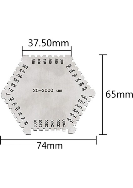 Ncanruı Kaynak Ölçer Seti Islak Film Tarak Tel Sac Kalınlığı Ölçer Yuvarlak Tel Kablo Sac Ölçer (Yurt Dışından) modelleri