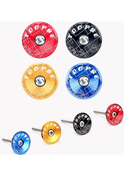 Toopre Alüminyum Alaşımlı Gidon Uç Fişleri Mtb Yol Bisikleti Için Mavi (Yurt Dışından)