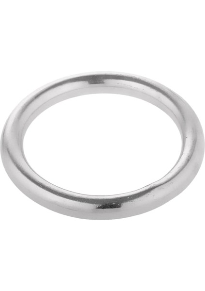 Çok Amaçlı Pas Direnci 304 Paslanmaz Çelik Pürüzsüz Kaynaklı Cilalı Yuvarlak O Halkalar Kalınlığı - Gümüş, 10 x 60MM (Yurt Dışından)