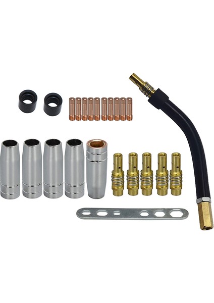 24 Adet 15AK Binzel Torç Sarf Malzemeleri Elektrot ve Kalkan Bardak ve Bağlantı Çubuğu Ipuçları Mıg Kaynak Makinesi Için Kaz Boyun Bükme (Yurt Dışından) fiyatları