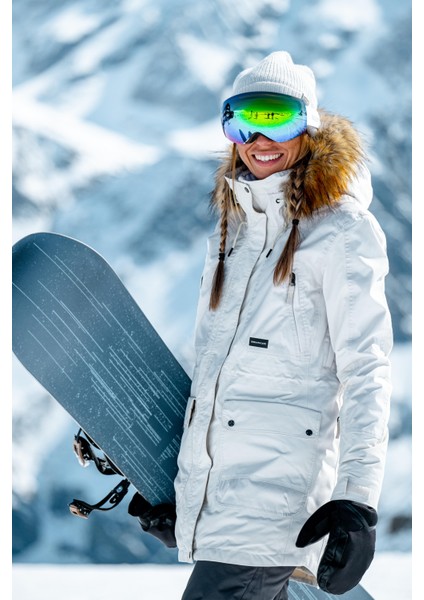 Dreamscape Kadın Snowboard Montu - Bej - SNB 500 fırsatları