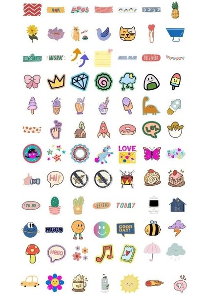 320 Adet Kız Çocukları Için Eğlenceli Sticker fiyatları