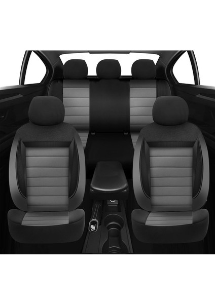 Peugeot Bıpper Uyumlu Araba,oto,araç Tay Tüyü Koltuk Kılıfı Füme 001 modelleri