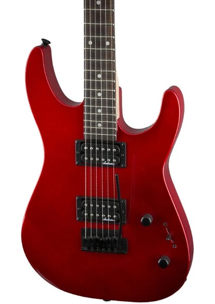 JS11 Dinky 2-Point Tremolo Amaranth Klavye Metallic Red Elektro Gitar