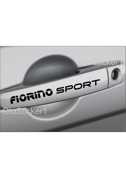 Fiat Fiorino Sport Kapı Kolu ve Jant Sticker 8 Adet 001