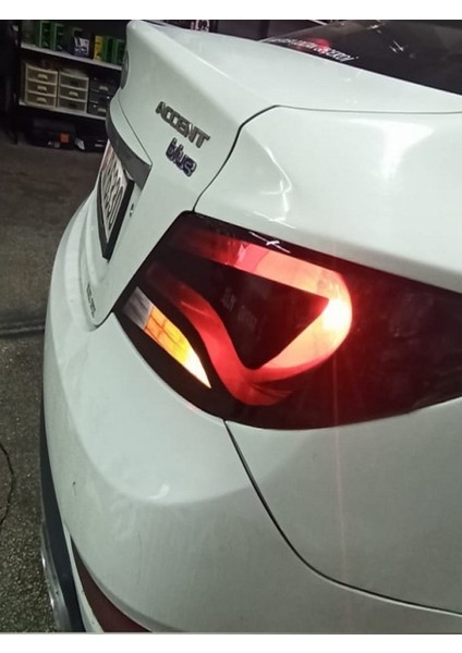 Accent Blue Için Uyumlu LED Görünümlü Stop Farıkaplama 001