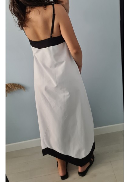 Askılı Asimetrik Etekli Elbise modelleri