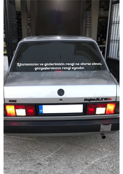 Oto Cam Yazı Sözleri Ticari-Servis-Dolmuş-Panelvan Uzun Sticker Model 7 001