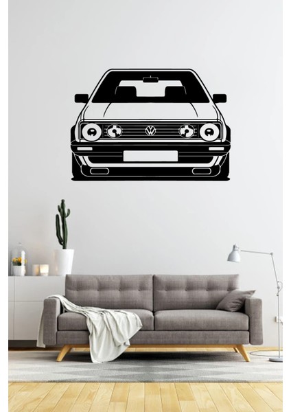 Golf Modifiyeli Araba Duvar Sticker Yapıştırma (Sudan ve Nemden Etkilenmez) 001 fiyatları