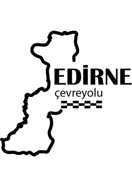 Edirne Çevreyolu Sticker 12*9 cm 001