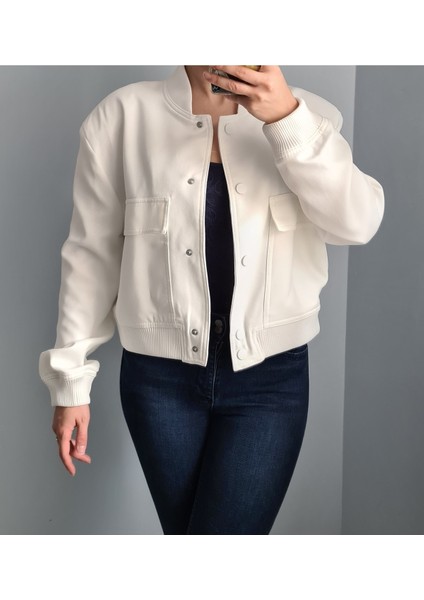 Beli Lastikli Bomber Ceket