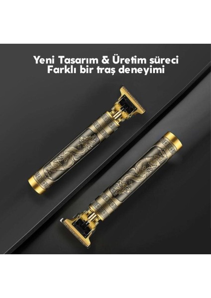 USB Şarjlı Vintage T9 Traş Makinesı