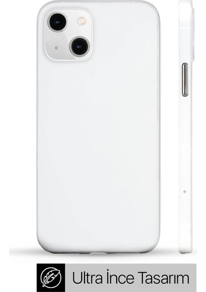 Apple iPhone 15 Ultra Ince Telefon Kılıfı Beyaz