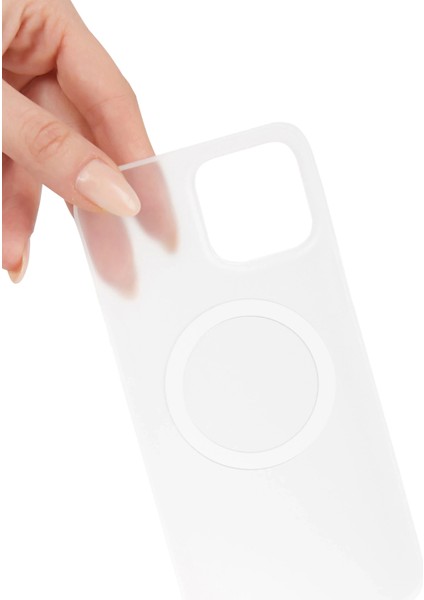 Apple iPhone 14 Telefon Kılıfı Magsafe Ultra Ince Beyaz fiyatları