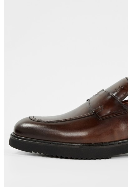 Erkek Hakiki Deri Loafer Ayakkabı 183 27351 Erk Ayk SK23/24