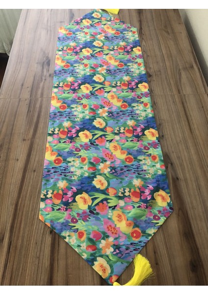 Trend Yuvam Renkli Çiçek Desenli Runner modelleri