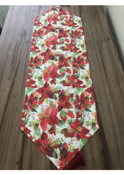 Kozalaklı Çiçek Desenli Runner